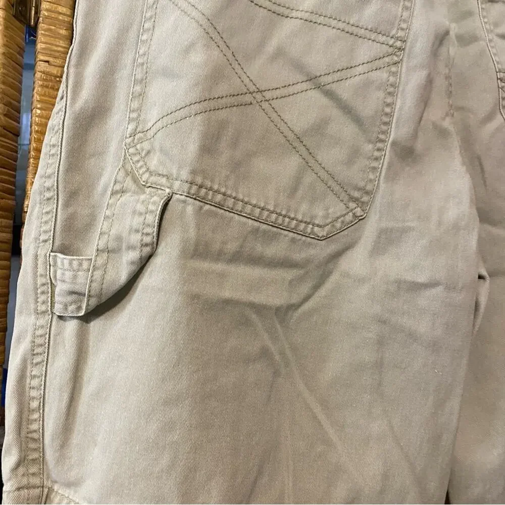 On the brink Men's Tan skater Shorts vintage y2k Tan 34 100% cotton carpenter